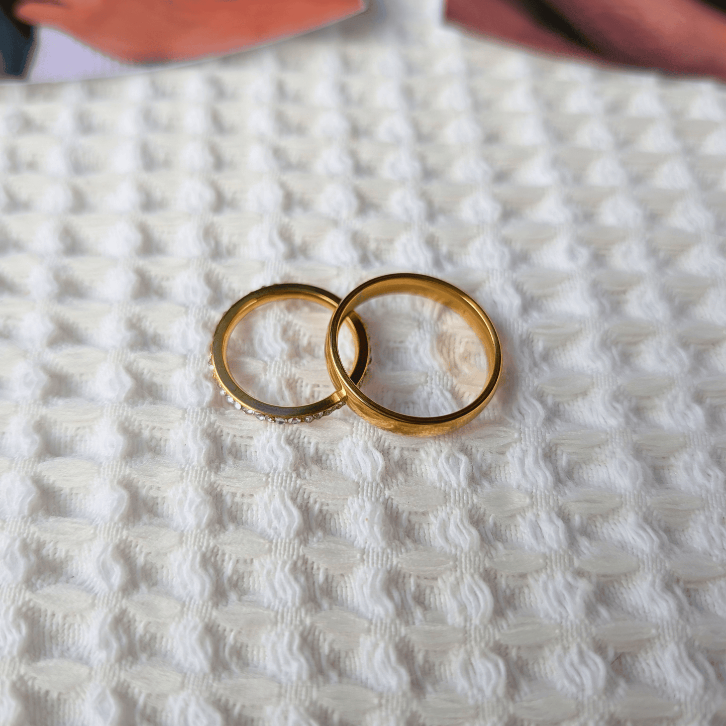 Anillo Acero Dorado Personalizado