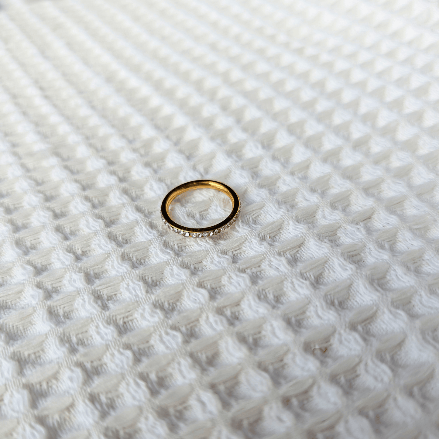 Anillo Acero Dorado Personalizado