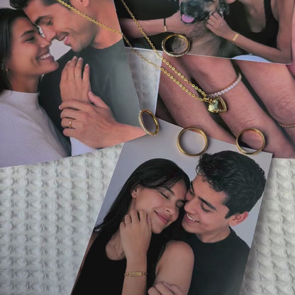 Anillo Acero Dorado Personalizado
