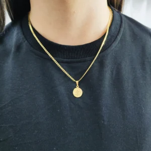 Cadena San Benito Oro Laminado 18k